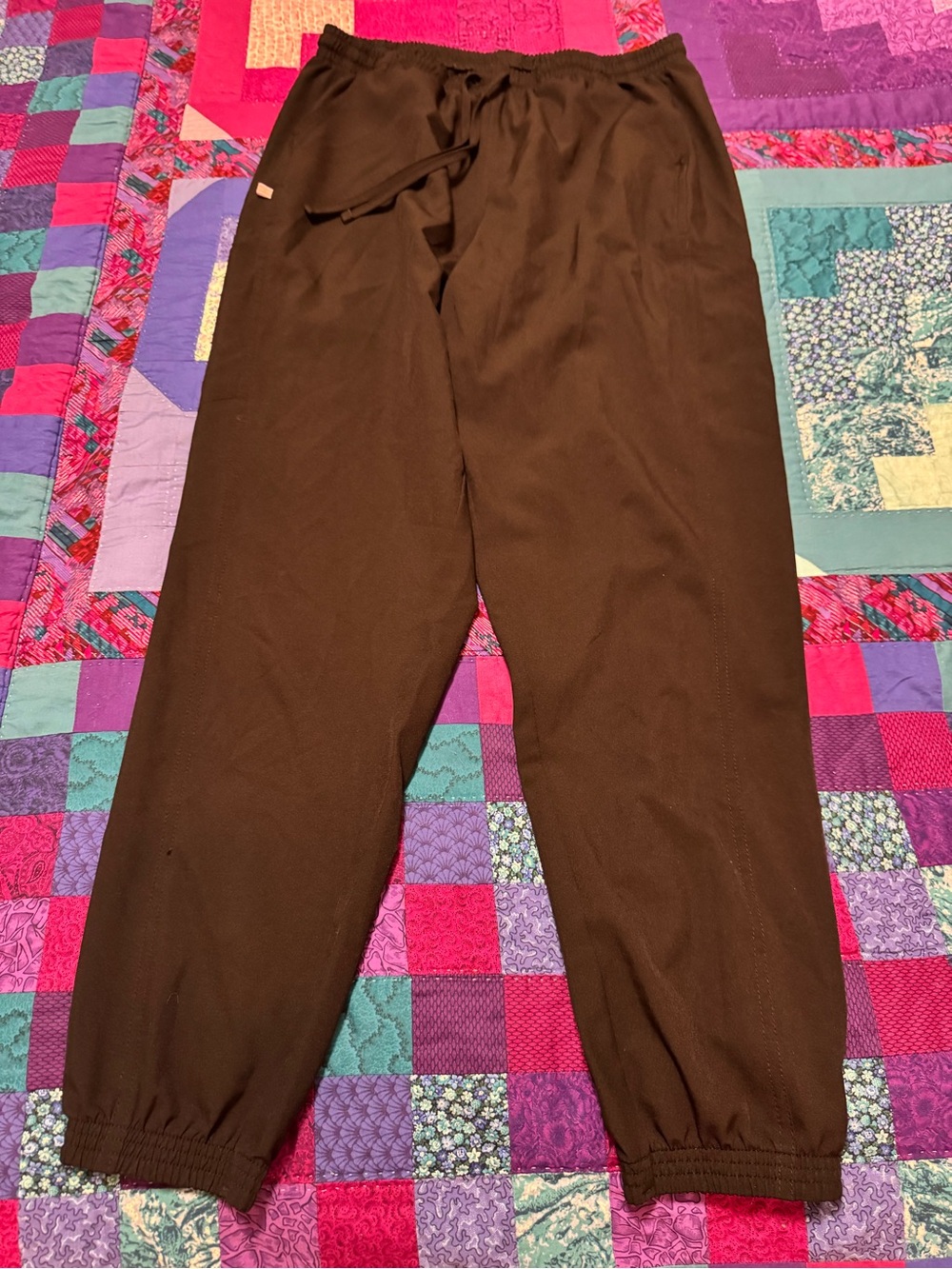 Scrubstar Women’s Black Elastic-Waist Joggers